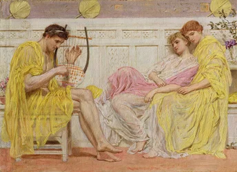 Ein Musiker, ca. 1867